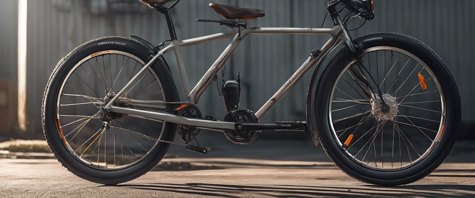 Commuter bike with fender