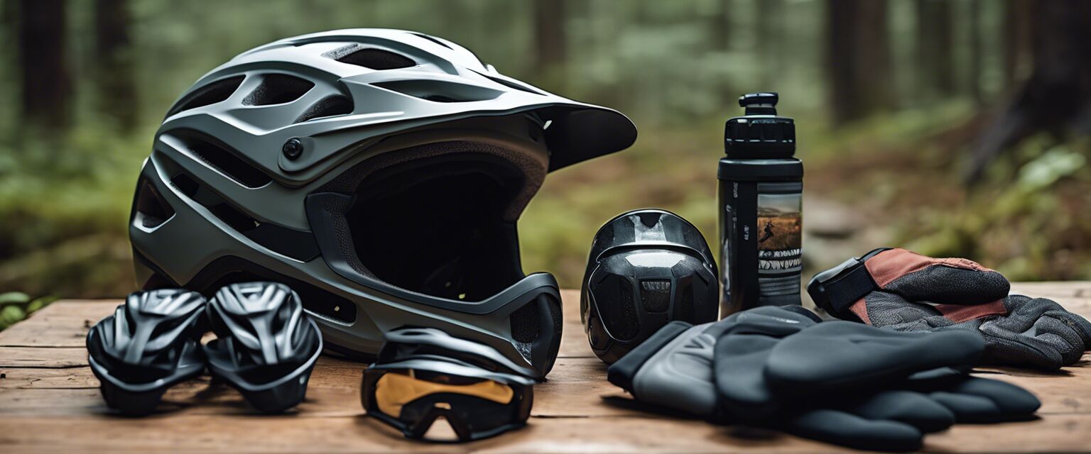 Mountain biking protective gear