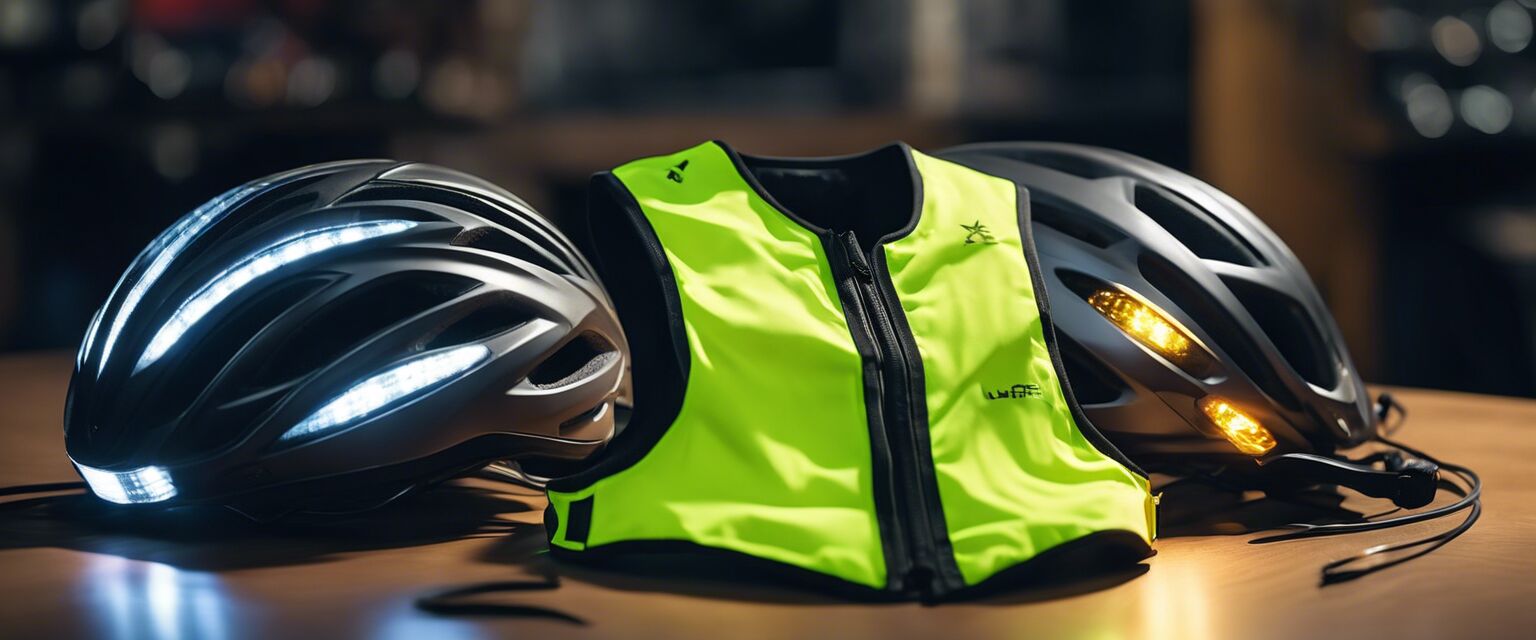 Reflective cycling gear